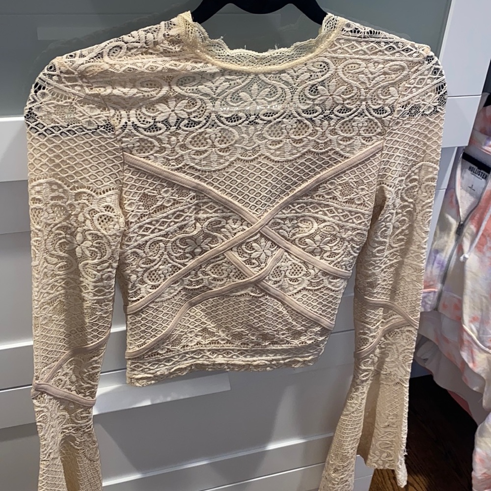Nude Lace Blouse